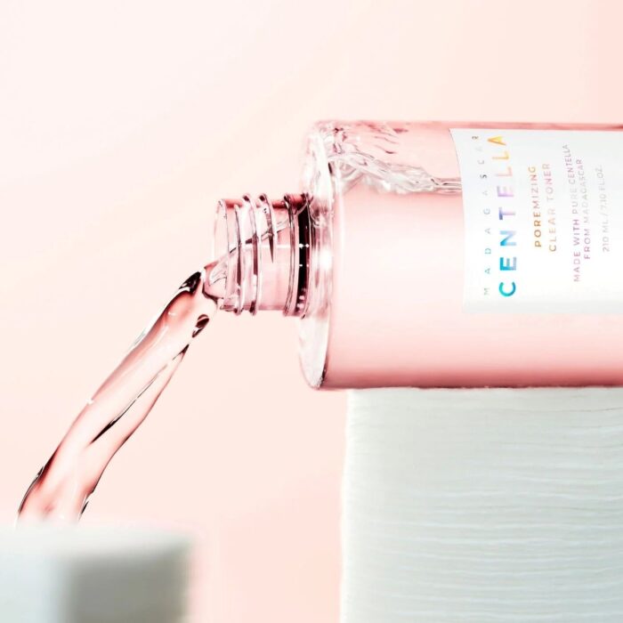 تونر شفاف کننده ماداگاسکار سنتلا اسکین 1004 SKIN1004 Madagascar Centella Poremizing Clear Toner