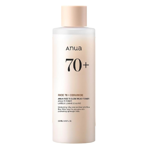 تونر روشن کننده و آبرسان برنج آنوا Anua Rice 70 Glow Milky Toner