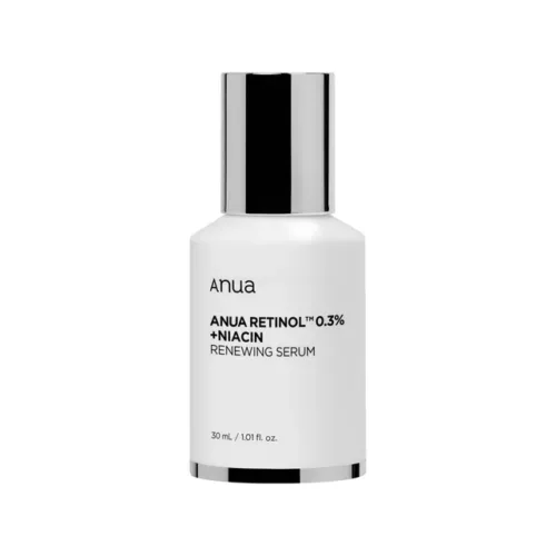 سرم ضد چروک و روشن کننده نانو رتینول 0.3 درصد و نیاسین آنوا Anua Nano Retinol 0.3 % + Niacin Renewing Serum