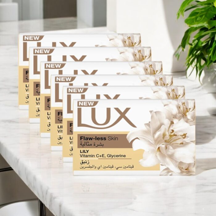 صابون لوکس LUX با رایحه زنبق بسته 6 عددی